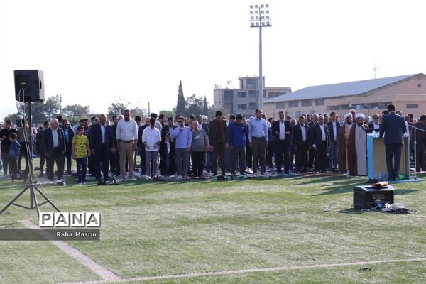 برگزاری نماز عید سعید فطر در شهرستان خرامه