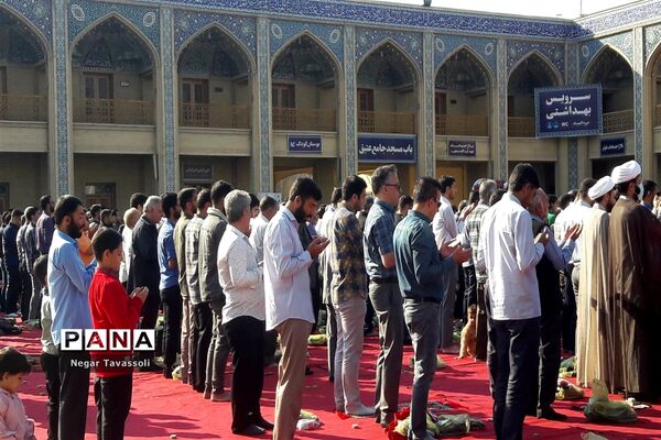 نماز عید بندگی در حرم مطهر شاهچراغ (ع)