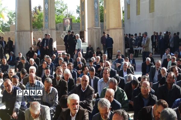 نماز عید فطر در شهر شهید پرور کوشک