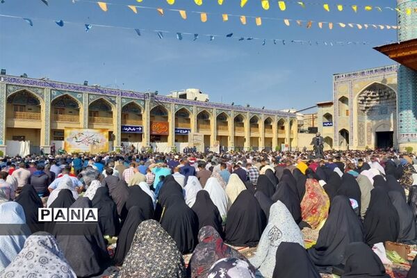 نماز عید فطر، عید بندگی  در شیراز