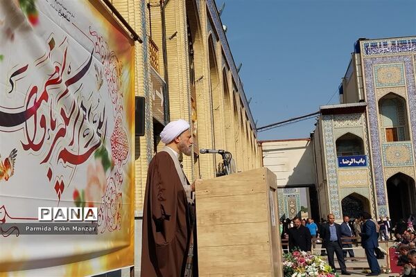 برگزاری نمازباشکوه روزعیدسعید فطر، به امامت آیت الله دژکام در حرم مطهر شاهچراغ (ع)