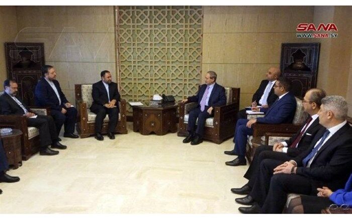 دیدار سفیر جدید ایران در سوریه با «فیصل المقداد»