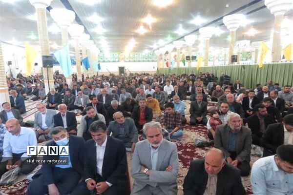 اقامه نماز عید سعید فطر در شهرستان جاجرم