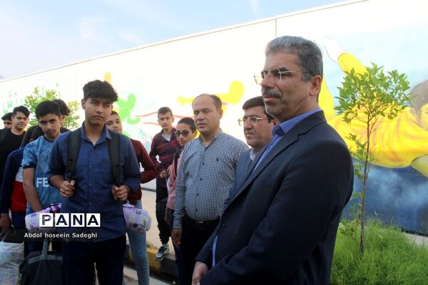 آغاز اردوی تربیتی زیارت اولی‌ها دانش‌آموزان استان بوشهر