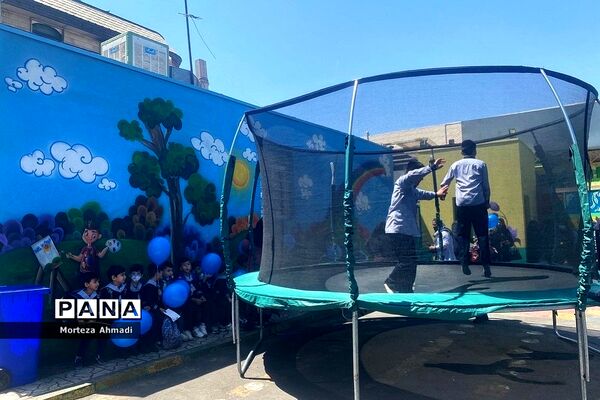 اردوی درون مدرسه‌ای و افتتاح 2 اتاق بازی و بهداشت مدرسه علی اکبر طالبی شهرری