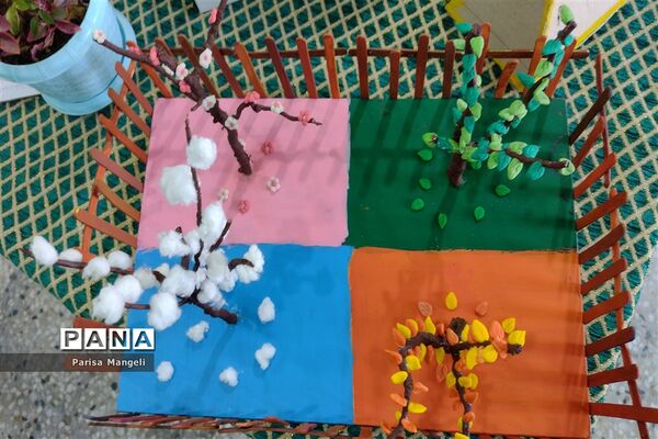 برگزاری نمایشگاه سازه های دستی درس مطالعات اجتماعی در دبیرستان توحید خاتم