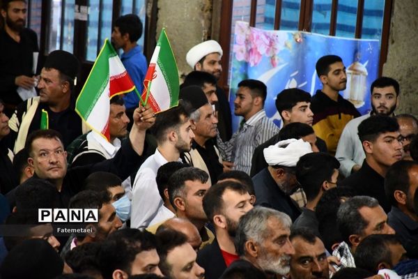 حضور پرشور مردم ولایتمدار استان خوزستان در دیدار با رئیس  جمهور