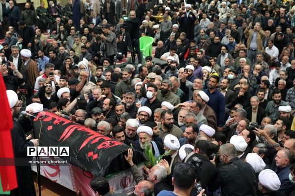 مراسم تشییع ووداع با آیت الله سلیمانی در بابلسر