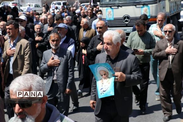 مراسم تشییع ووداع با آیت الله سلیمانی در بابلسر