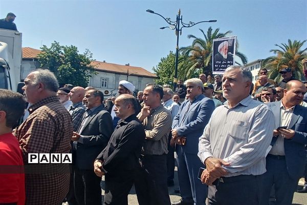 تشییع پیکر شهید آیت الله عباسعلی سلیمانی در قائمشهر