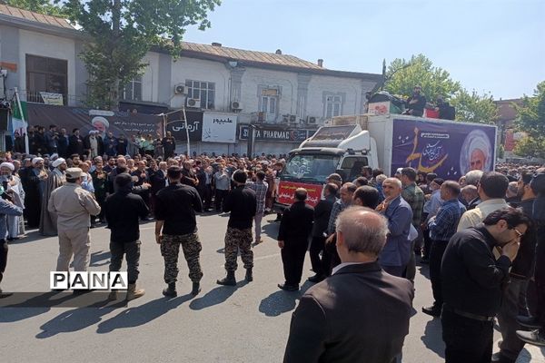 تشییع پیکر شهید آیت الله عباسعلی سلیمانی در قائمشهر