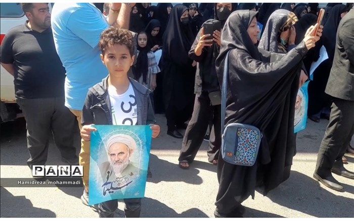 مراسم تشییع پیکر مطهر شهید آیت الله عباسعلی سلیمانی