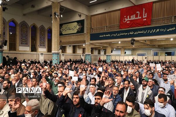 دیدار جمعی از کارگران سراسر کشور با مقام معظم رهبری