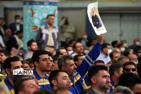 دیدار جمعی از کارگران سراسر کشور با مقام معظم رهبری
