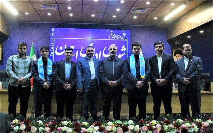 حضور اعضای مجلس دانش‌آموزی قم در نشست شورای اداری استان