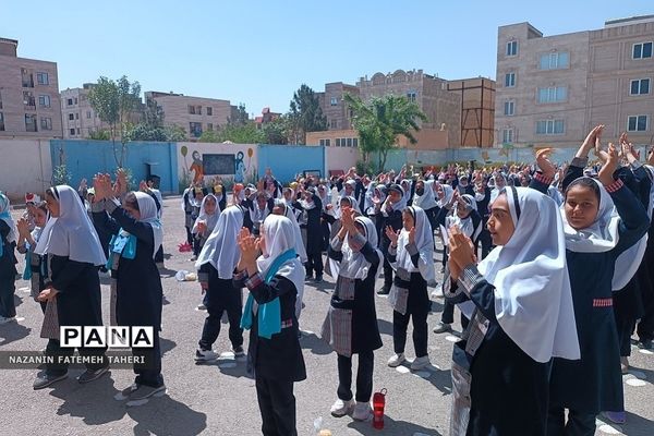 آیین نواختن زنگ هفته سلامت در فشافویه