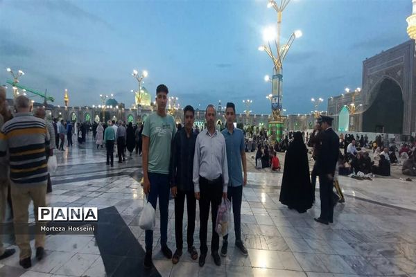 اردوی زیارت مشهد دبیرستان شاهد سید محمد آقا ناحیه یک یزد