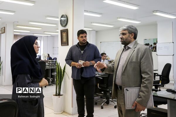 بازدید رئیس مرکز بسیج فرهنگیان وزارت آموزش و پرورش ازخبرگزاری پانا