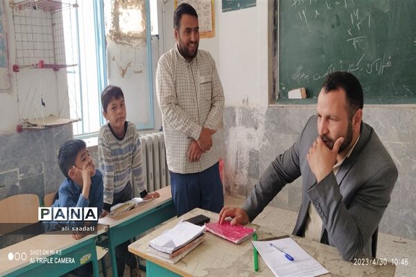 بازدید معاون آموزشی مدیریت آموزش و پرورش شهرستان کلات از مدارس روستاهای مرزی حوزه پساکوه