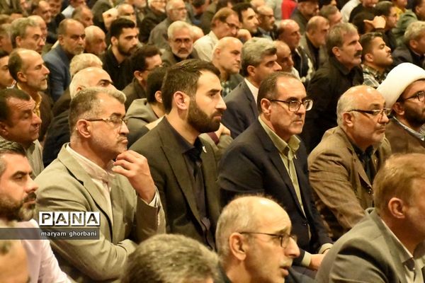 سومین شب شهادت آیت‌الله سلیمانی