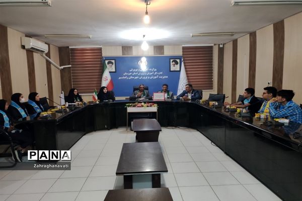 نشست اعضای هیأت رئیسه مجلس دانش‌آموزی شهرستان رامشیر