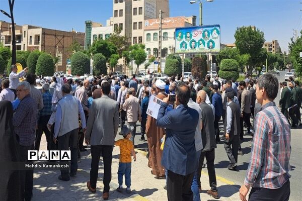 راهپیمایی حمایت از امر به معروف در پاکدشت