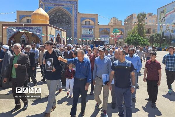 راهپیمایی حمایت از امر به معروف در پاکدشت