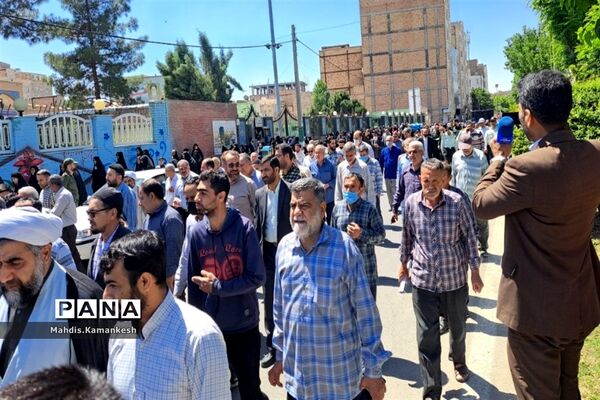 راهپیمایی حمایت از امر به معروف در پاکدشت