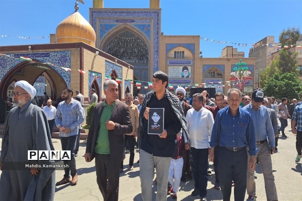 راهپیمایی حمایت از امر به معروف در پاکدشت