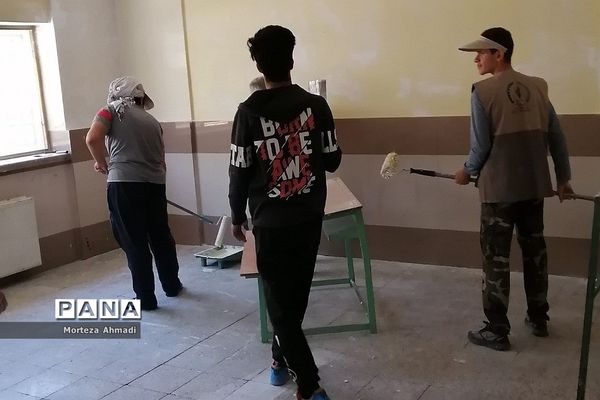 مشارکت گروه‌های جهادی سازمان دانش‌آموزی شهرستان‌های استان تهران در اجرای طرح شهید عجمیان