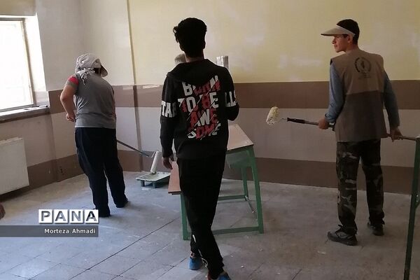 مشارکت گروه‌های جهادی سازمان دانش‌آموزی شهرستان‌های استان تهران در اجرای طرح شهید عجمیان