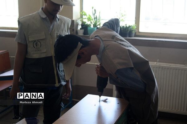 مشارکت گروه‌های جهادی سازمان دانش‌آموزی شهرستان‌های استان تهران در اجرای طرح شهید عجمیان