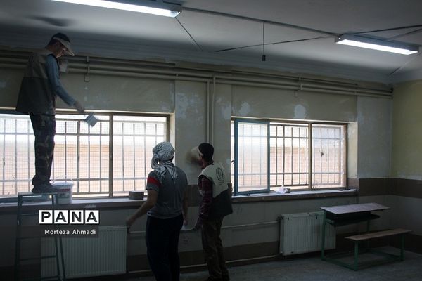 مشارکت گروه‌های جهادی سازمان دانش‌آموزی شهرستان‌های استان تهران در اجرای طرح شهید عجمیان