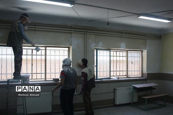 مشارکت گروه‌های جهادی سازمان دانش‌آموزی شهرستان‌های استان تهران در اجرای طرح شهید عجمیان