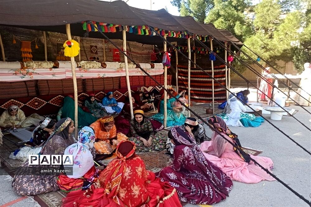 آیین افتتاحیه جشنواره فرهنگی ورزشی دختران آفتاب ایران