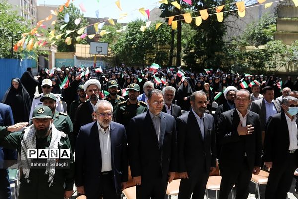 مراسم گلباران محل شهادت استاد مطهری