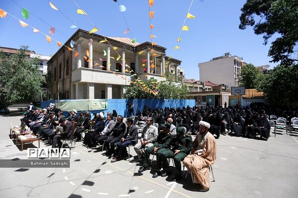 مراسم گلباران محل شهادت استاد مطهری
