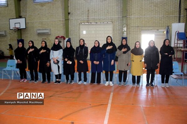 مسابقات فرهنگی بانوان استان بوشهر رشته والیبال