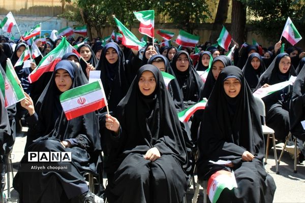 آیین نمادین گلباران محل شهادت شهید مطهری