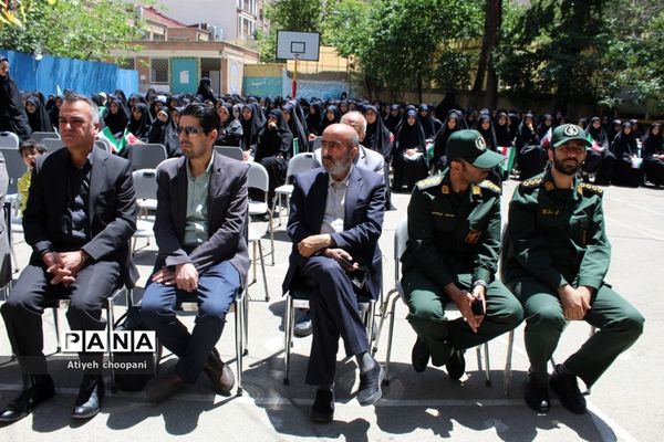 آیین نمادین گلباران محل شهادت شهید مطهری