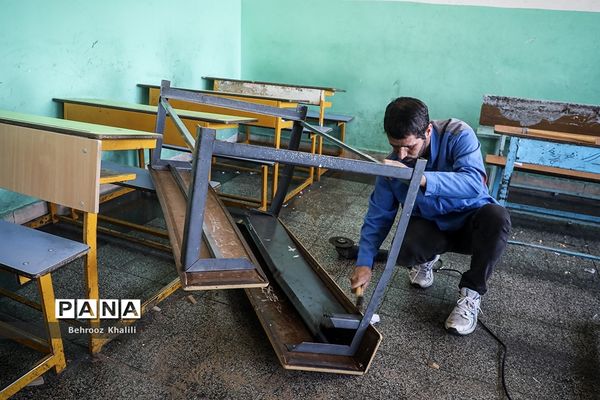 آیین بهسازی و شاداب سازی مدارس مناطق کم برخوردار