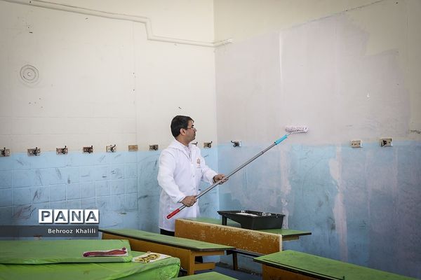 آیین بهسازی و شاداب سازی مدارس مناطق کم برخوردار