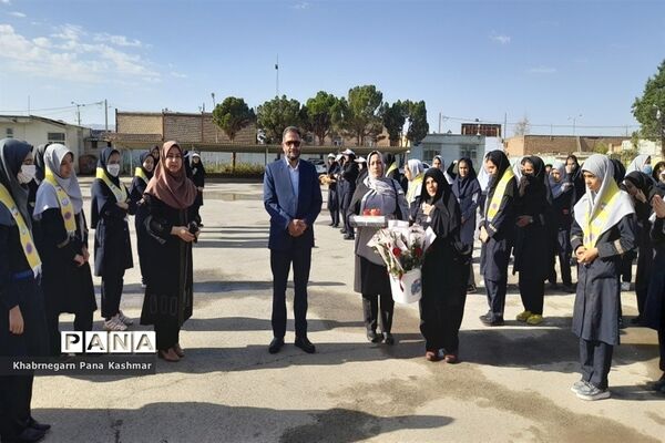 گرامیداشت هفته معلم در مدارس دخترانه کاشمر