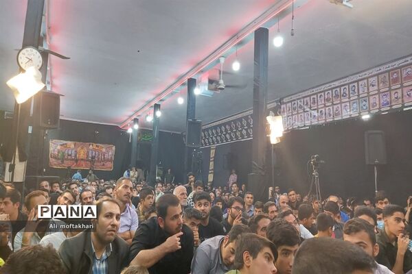 مراسم چهلمین روز شهادت شهید میلادحیدری در شهرستان‌قرچک