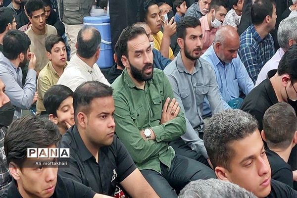 مراسم چهلمین روز شهادت شهید میلادحیدری در شهرستان‌قرچک