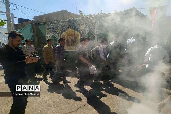 مراسم افتتاحیه مسابقات قرآن دانش‌آموزی استان قم