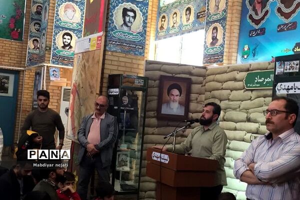 دانش‌آموزان پسر رودهن در اردوی راهیان نور یادمان عملیات مرصاد