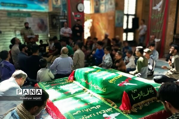 دانش‌آموزان پسر رودهن در اردوی راهیان نور یادمان عملیات مرصاد