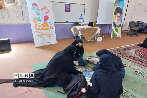 برگزاری لیگ دانش‌آموزی جهاد تبیین (جت) دختران در شهرستان سروستان
