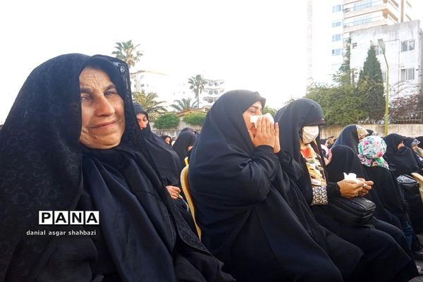 هفتمین سالگرد شهادت شهید علی جمشیدی در شهرستان نور